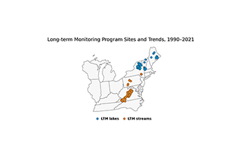 Long-term Monitoring Program Sites and Trends, 1990–2021