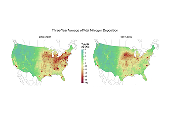 Three-Year Average of Total Nitrogen Deposition