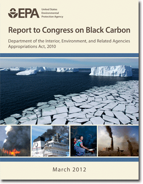 Cover of Report to Congress on Black Carbon