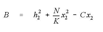 Equation for constant B