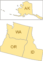 Map of EPA Region 10