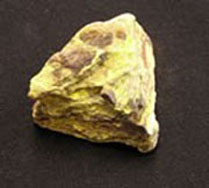 An image of uranium ore.