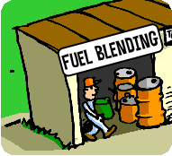 Fuel Blending storage area