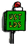 green box with 'ust' on it