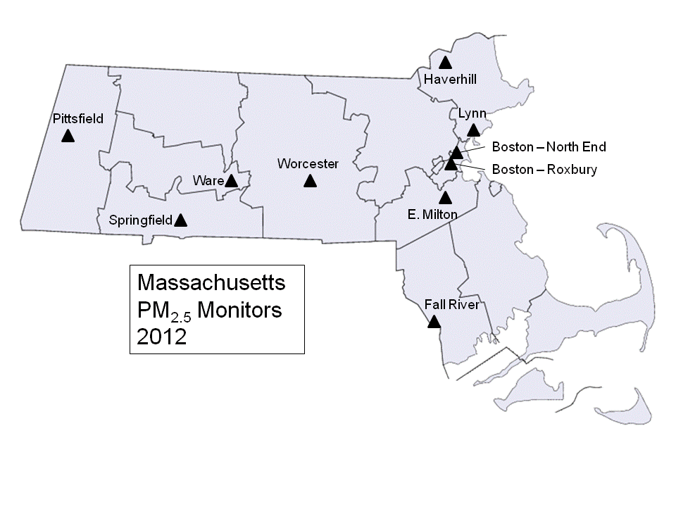 Massachusetts PM Monitors