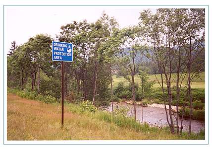 Photo of Drinking Water Protection Area in NH.