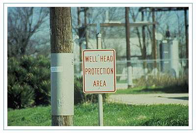 Photo of  Well Head Protection Area Sign