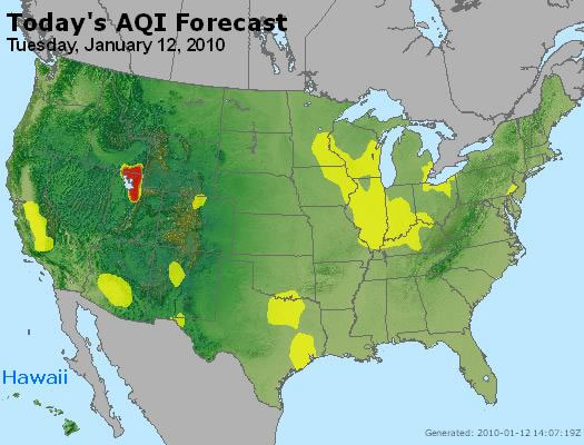 AQI Forecast Map