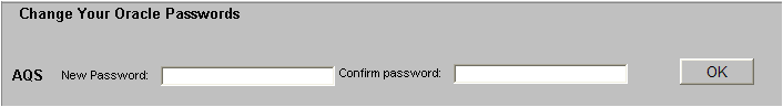 Password change area
