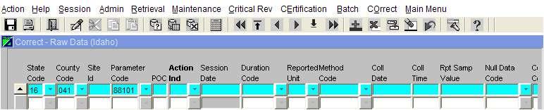 Correct form query criteria
